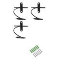3 Pack Metal Wine Rack Wall Mounted -decor Mounting Screws & Anchors