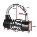 Gym Locker Lock,5-dial Padlock, Combination Lock,set Your Own 2 Pack