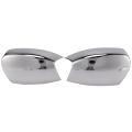 1 Pair Rear View Mirror Cover Abs Plastic Chrome for Ford S-max