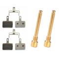 For Bicycle Disc Brake Pad Threaded Pin Inserts Screw -golden