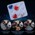 2 Pack Heart Shape Resin Molds Silicone Epoxy Mold for Craft Making
