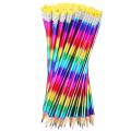 144pcs Rainbow Color Pencils with Eraser