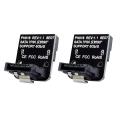 2pcs Sata 7pin Male to Sata7pin Female Adapter for Ssd Hdd,a Style