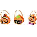 Halloween Trick Or Treat Candy Felt Holder Bag for Snacks for Kids-b