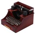 Retro Typewriter Music Box for Home Room Office Decoration Kids