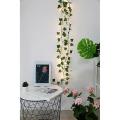 20 Leds Green Maple Leaf Rattan Garland String Light,warm White