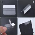 100 Pcs Of Plastic Earring Card Adapter Self-adhesive Lip Decoration