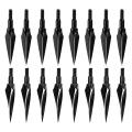 16 Pcs Arrowheads 125 Grain Broad Head Tips Arrows for Compound Bow