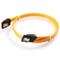 50pcs 40cm Serial Sata 3 Raid Data Hdd Hard Drive Signal Cable Yellow