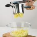 Potato Masher with 3 Interchangeable Discs for Light Mashed Baby Food