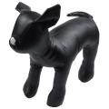 Leather Dog Mannequins Standing Position Toys Black S
