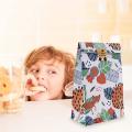 12pcs Flat Paper Bag Small Fresh &simple Cartoon Children Candy Snack