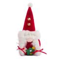 Red Cap Novelty Christmas Gnomes Plush Faceless Doll Home Decor A