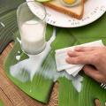4pcs Banana Leaf Coaster Table Mat Pot Mat Kitchen Gradient Green