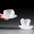 Petal Cup Mouth Crystal Tea Cup Office Home Tea Set Accessories A