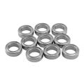 10pcs Miniature Sealed Metal Ball Bearing Model: Mr85-zz 5x8x2.5mm