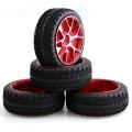 4pcs Wheel Rims Tire for 1/10 Rc On-road Drift Touring Car Traxxas,3