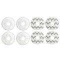 8pcs Replacement Spare Parts Mop Cloth for Ecovacs Deebot X1