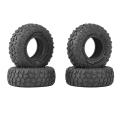 4pcs 49mm Rubber 1.0inch Wheel Tires for 1/24 Rc Car Axial Scx24