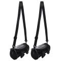 2x Bicycle Handlebar Bike Press Screen Mobile Phone Bag (black)