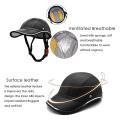 Bicycle Baseball Helmets Bike Helmet Adults- Abs+pu Leather Helmet
