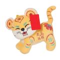 Tiger Mascot Toy Children Chinese Style Tiger Stuffed Toys Yellow