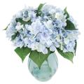 Artificial Flowers Silk 7 Big Head Hydrangea Bouquet Blue