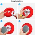 For 2020 Nest Thermostat Bracket Siding Cover Silicone Plate (red)