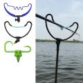 2x Fishing Rod Holder for Outdoor Sports Rest Carp Fish Tackle Black