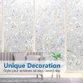 3d Rainbow Window Film Stained Static Non Adhesive Film 45x100cm