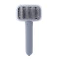 Color Matching Pet Comb Stainless Steel Needle Cat Comb(grey)