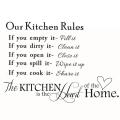 """the Kitchen Is The Heart Of The Home"" Diy Wall Sticker"