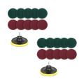 11pcs Power Scrubber Brush Set Polishing Pad for Drill Cleaning Tool