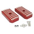 Racing Driver Footrests Foot Peg Enlarge Extension Pedal Red