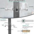 Smart Fingerprint Door Lock , Biometric Door Lock with Handle