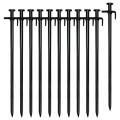 10pcs Pack Multiuse Heavy Duty Steel Tent Stakes Tarp Pegs Camping