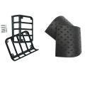 Cowl Body Armor Guard Cover + Rear Tail Light Guard Cover for Jeep