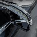 Carbon Fiber Car Side Mirror Rain Eyebrow Trim for Benz B C E Class