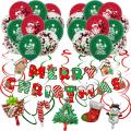 Christmas Balloon Package Christmas Christmas New Pull Flag Banner B