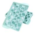 Mini Ball Ice Cube Mold with Lid -mold for Freezer Ice Cube Tray Blue