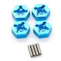 Metal 12mm Wheel Hex Adapter for Wltoys 104001 1/10 Rc Car,blue