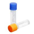 50x Plastic Graduated Cryovial Test Tube Sample Pipe with Seal Cap