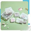 16pcs Mixed Sizes Storage Clear Beads Box with Lids for Jewelry