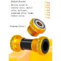 Lebycle Bike Bottom Bracket Set Sealed Bearing Thread Type,blue