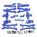 Metal Upgrade Parts Kit Swing Arm Steering Cup for Haiboxing Hbx,blue