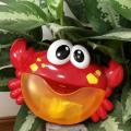 Bubble Machine Crabs Baby Soap Water Toys for Children with Music
