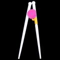 2x Children Beginner Chopsticks Training Helper Learn Easy Use Pink
