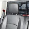 Car Seat Belt Buckle Cover for Dodge Ram 2010-2017, Red Carbon Fiber