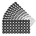 20pcs 1 to 50 Number Stickers for Inventory Storage Classification