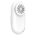 Air Purifier Mask Clip with Fan Breathe Cooler for Mask-white